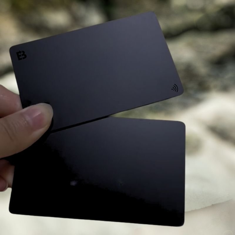Digital business card with NFC tag