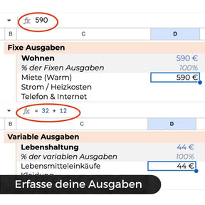 Digitaler Budget-Planer - Essentialbag