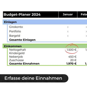 Digitaler Budget-Planer - Essentialbag